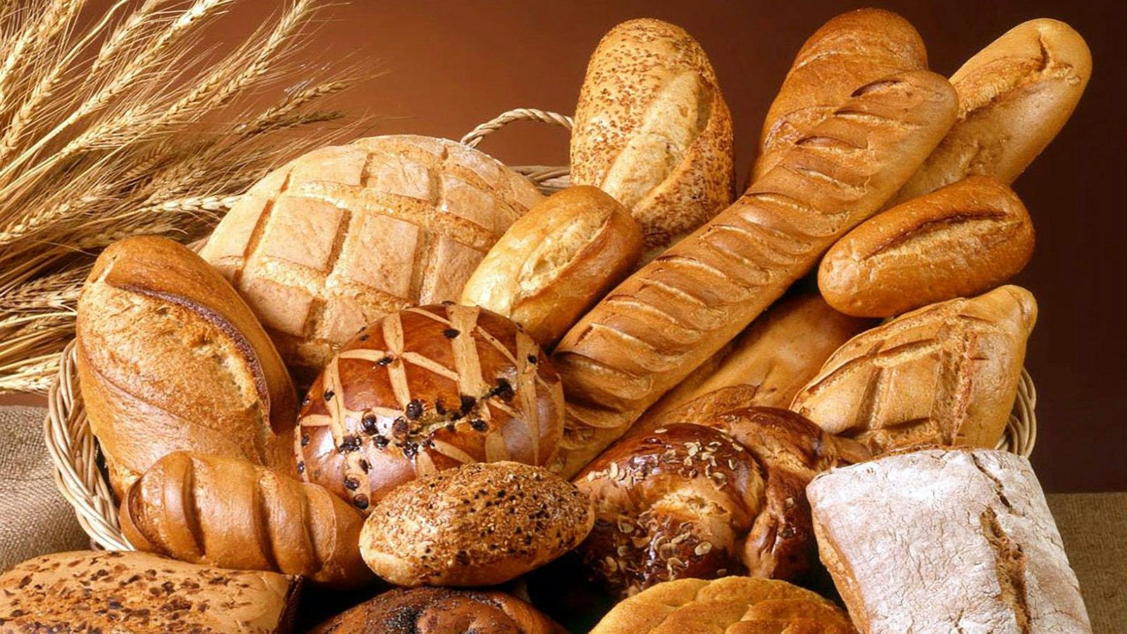 Assorted bread and bakery products, ingredients for the food industry